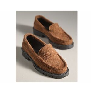 Anthropologie Lug Sole Loafers.